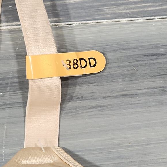 Bali Bra 38DD One Smooth U Bounce Control Wirefree Bra DF3458 Beige - Picture 6 of 9